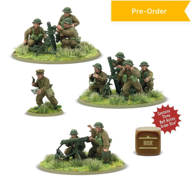 Bolt Action - New British Heavy Weapons Platoon (Plastic)