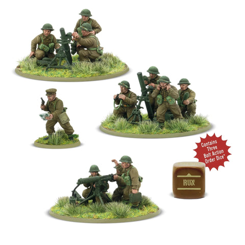 Bolt Action - New British Heavy Weapons Platoon (Plastic)