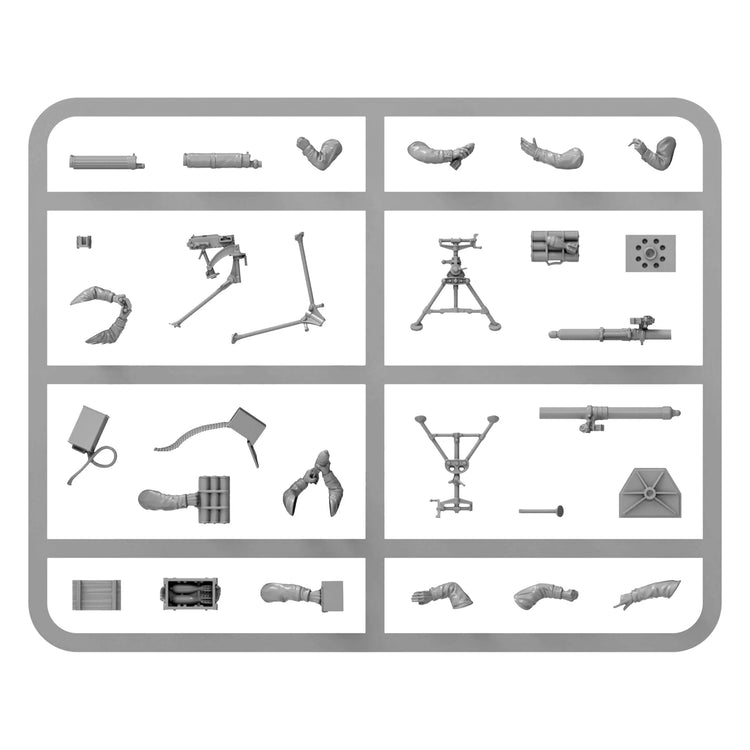 Bolt Action - New British Heavy Weapons Platoon (Plastic)