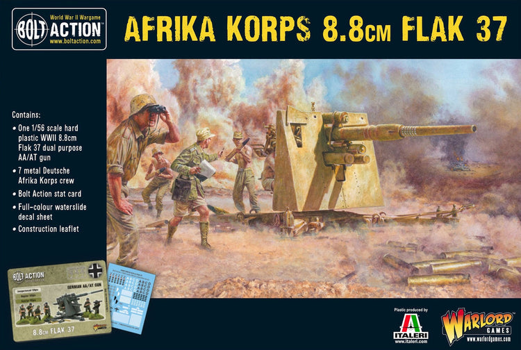 Bolt Action: Afrika Korps 8.8cm Flak 37 - The Tabletop Strategist
