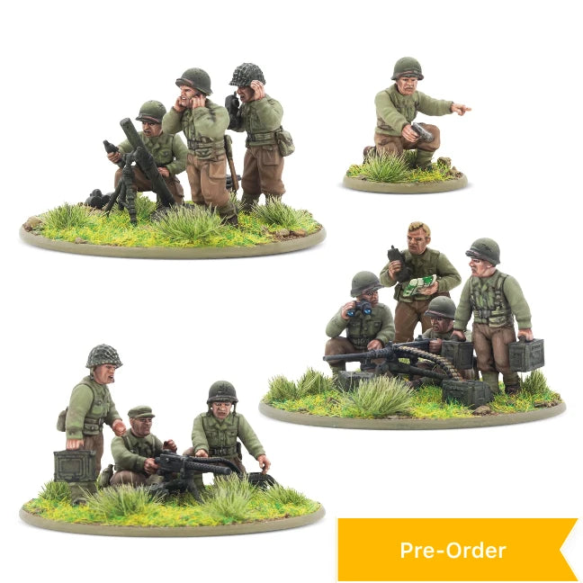 Bolt Action - US Heavy Weapons Platoon (Plastic)