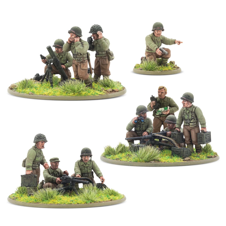 Bolt Action - US Heavy Weapons Platoon (Plastic)