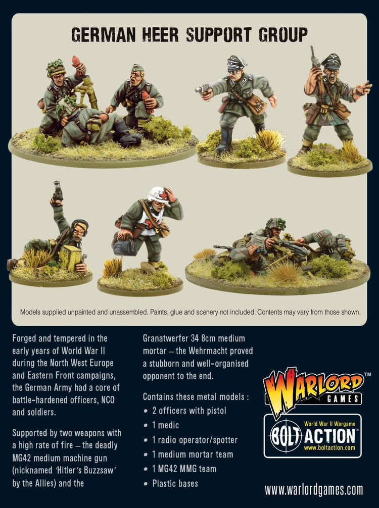 Bolt Action: German Heer Support Group - The Tabletop Strategist