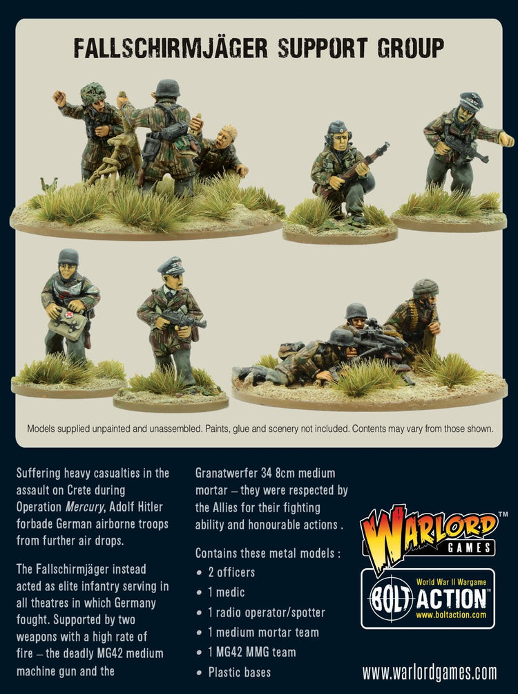 Bolt Action: Fallschirmjager Support Group - The Tabletop Strategist