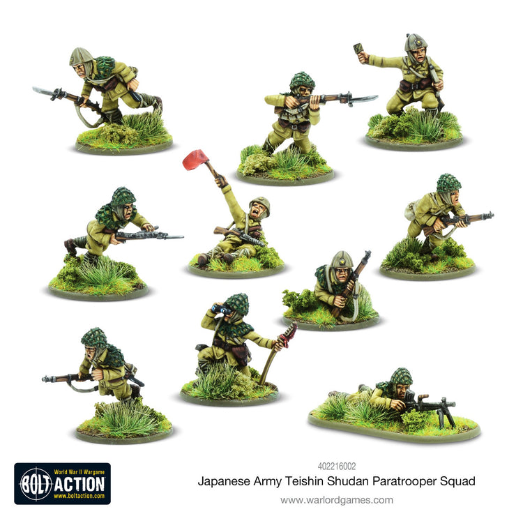 Bolt Action: Japanese Teishin Shudan Paratrooper Squad - The Tabletop Strategist