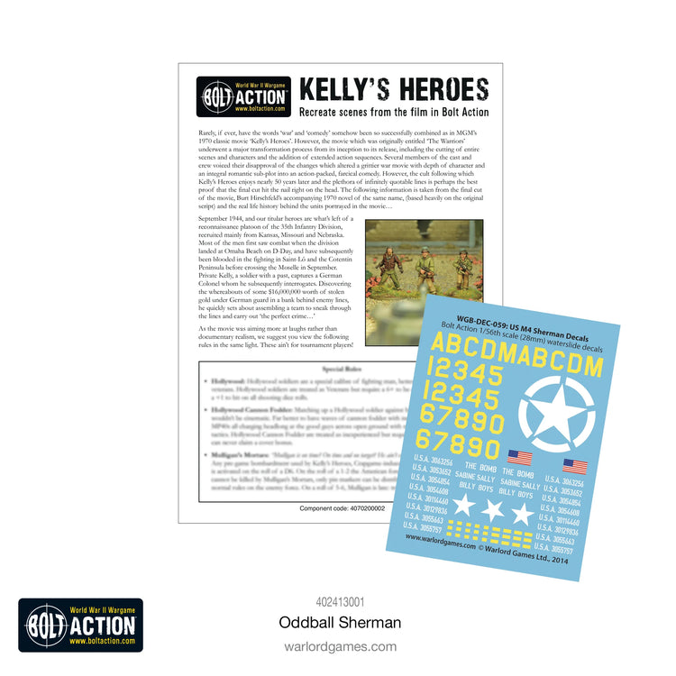 Bolt Action - Oddball Sherman