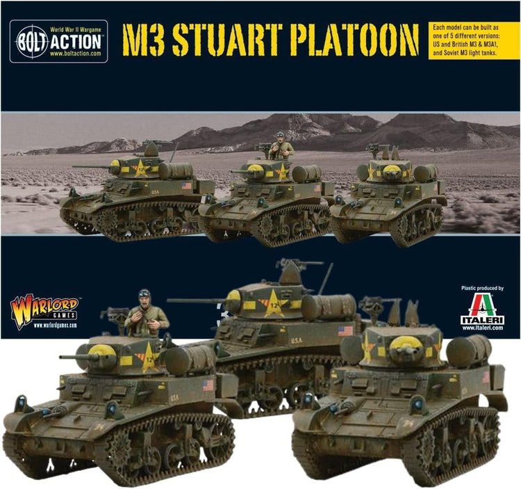 M3 Stuart Platoon - The Tabletop Strategist