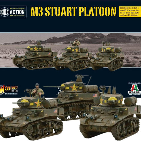 M3 Stuart Platoon - The Tabletop Strategist