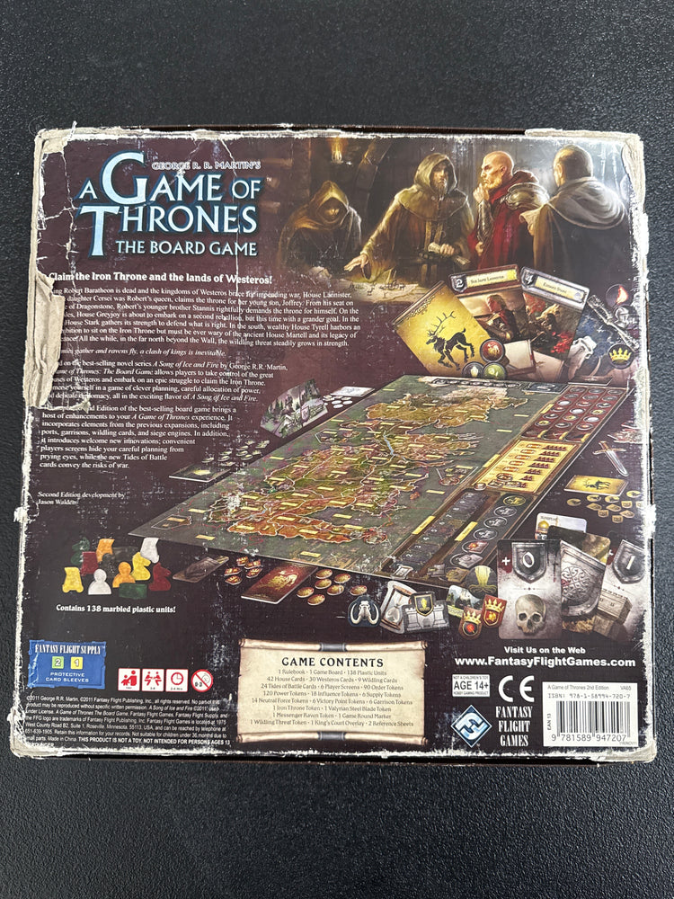 A Game of Thrones: The Board Game 2E (Used, Box Damage)