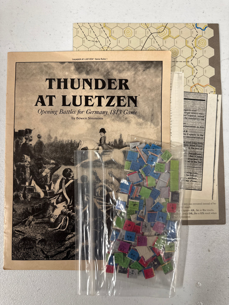 Thunder at Luetzen: Opening Battles for Germany, 1813 (Used, Complete)