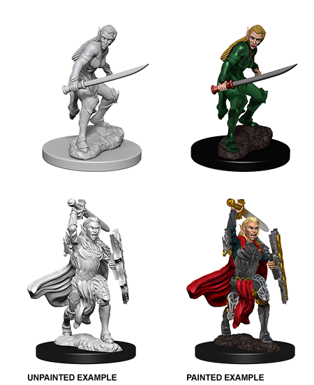 D&D Nolzur's Marvelous Miniatures - Elf Fighter (F)