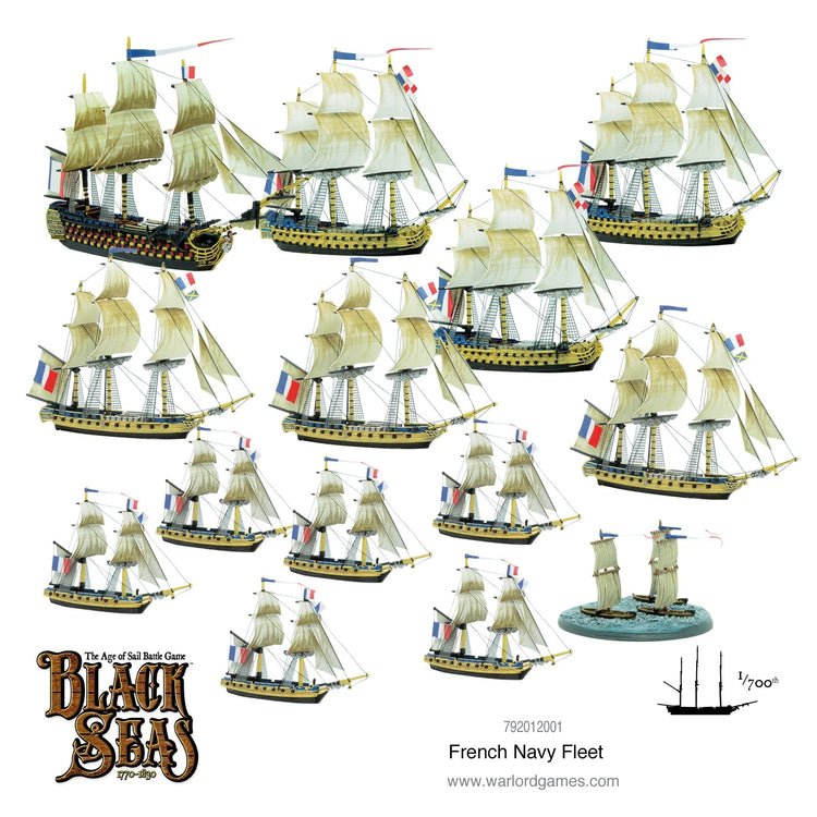 Black Seas - French Navy Fleet (1770 - 1830)