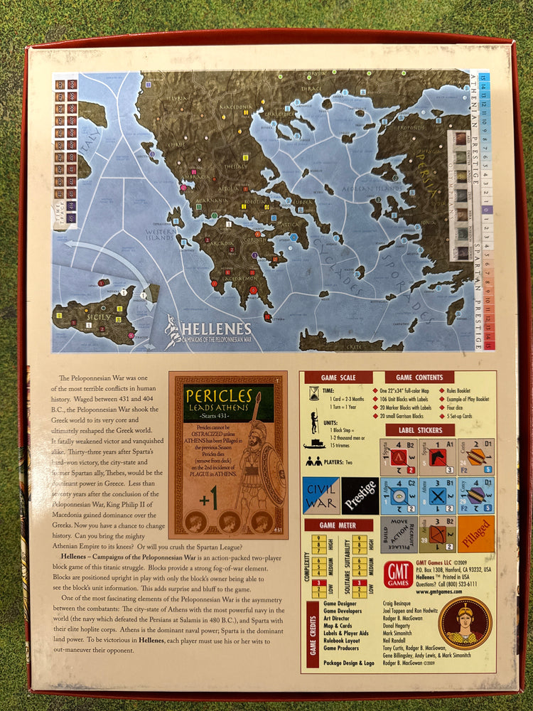 Hellenes: Campaigns of the Peloponnesian War (Used, Complete)