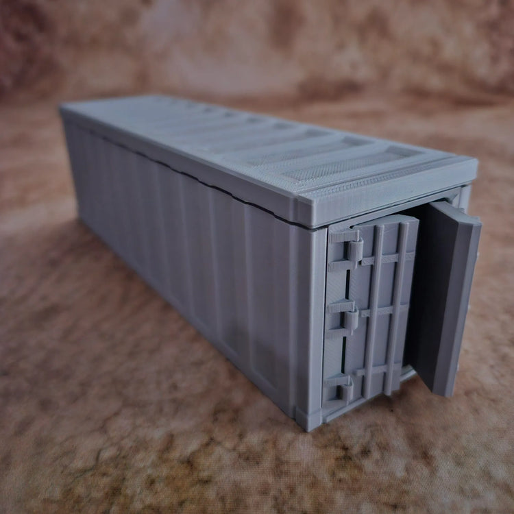 Trailer Park Warlords of the Apocalypse Damaged Shipping Container