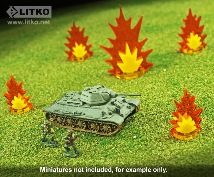 Artillery Strike Markers, Variety Pack - The Tabletop Strategist