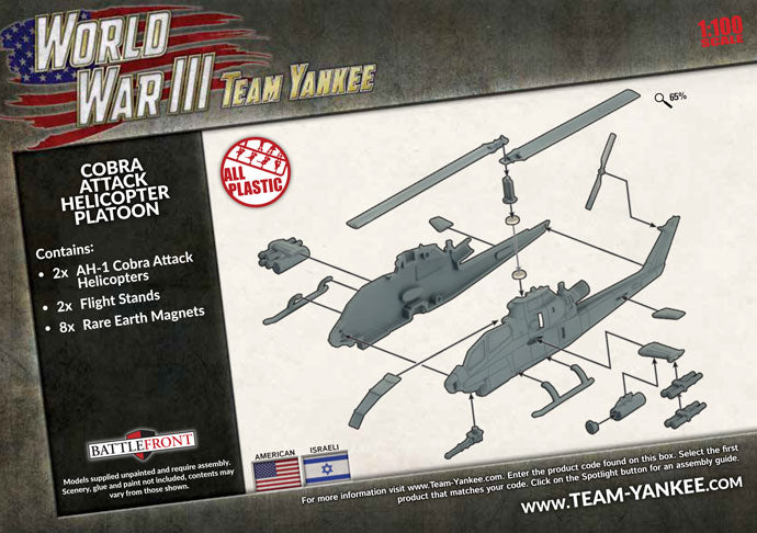 World War III: Team Yankee Cobra Attack Helicopter Platoon