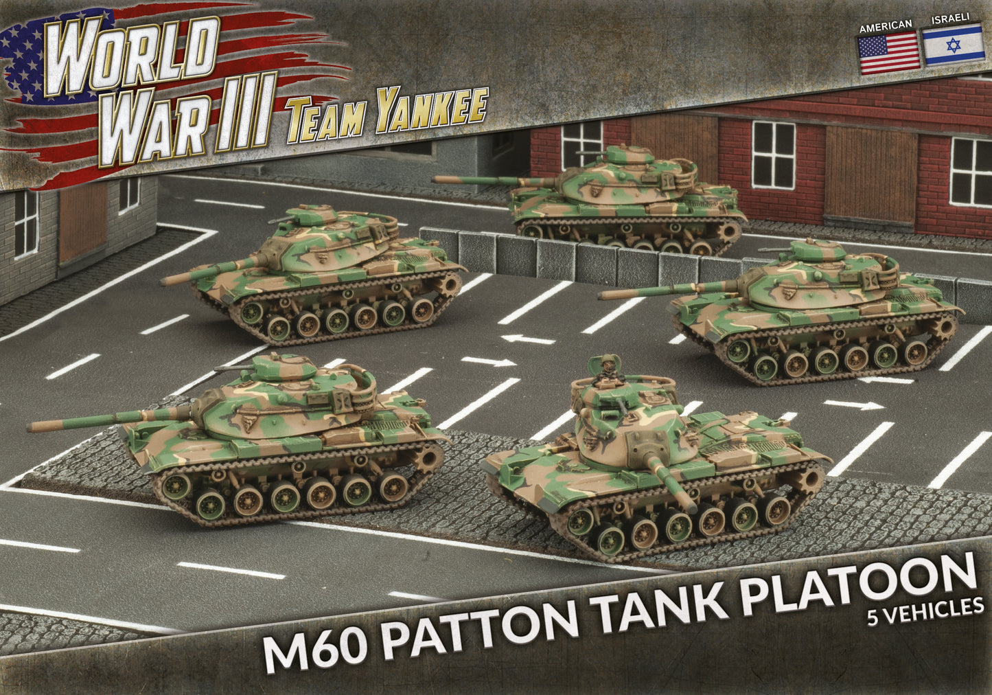 M60 Patton Tank Platoon (Plastic) (TUBX11)