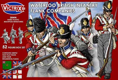 WATERLOO INFANTERIE BRITANNIQUE Flank Companies (x52) - 28mm Victrix WATERLOO INFANTERIE BRITANNIQUE Flank Companies (x52) - 28mm Victrix