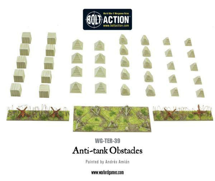 Bolt Action: Anti-Tank Obstacles (Plastic) - The Tabletop Strategist