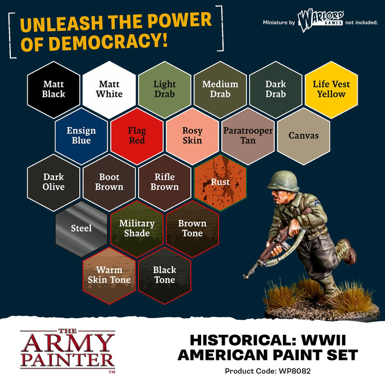 Warpaints Fanatic: World War II American Paint Set