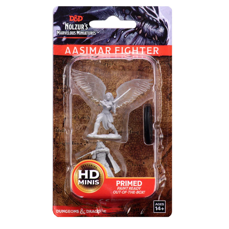 D&D Nolzur's Marvelous Miniatures - Aasimar Fighter (F)