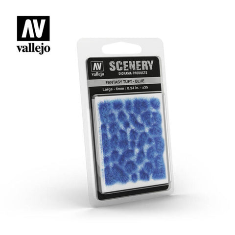 Vallejo Scenery: Fantasy Tuft- Blue, Large (6 mm. / 0,24 in.)