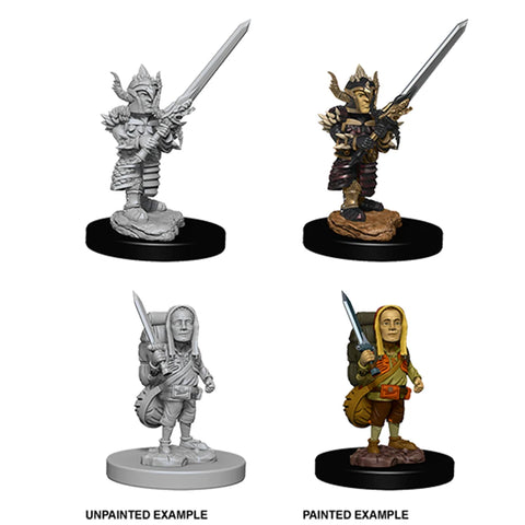 D&D Nolzur's Marvelous Miniatures - Halfling Fighter (M)