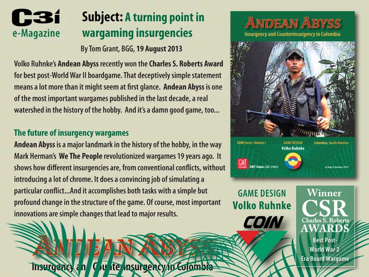 Andean Abyss (2nd Printing) - The Tabletop Strategist