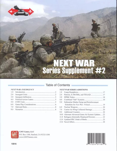 Next War: Series Supplement #2 – Insurgency (2019) - The Tabletop Strategist