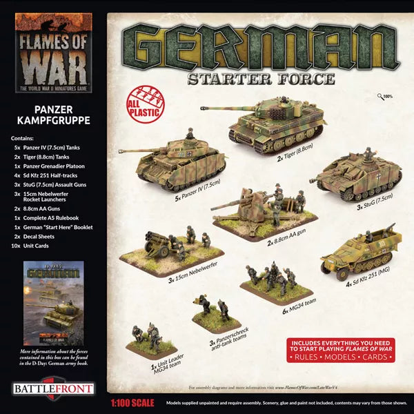 Flames of War: German Starter Force – Panzer Kampfgruppe