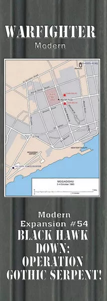 Warfighter: Expansion #54 – Blackhawk Down: Operation Gothic Serpent - The Tabletop Strategist