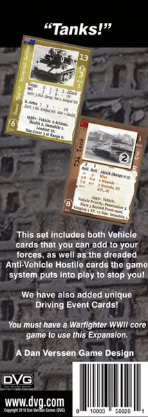 Warfighter: WWII Expansion #38 – Vehicle Pack #3 - The Tabletop Strategist