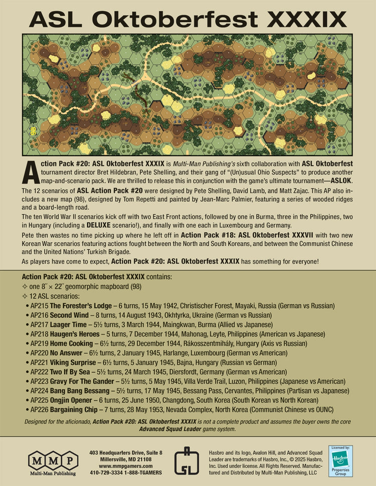 Action Pack #20: ASL Oktoberfest XXXIX