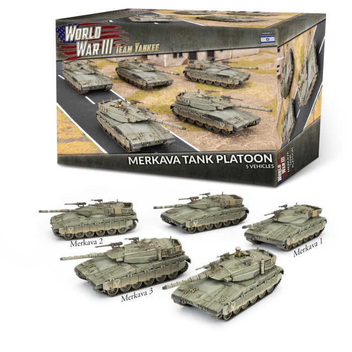 Team Yankee: Merkava Tank Platoon (TIBX10)