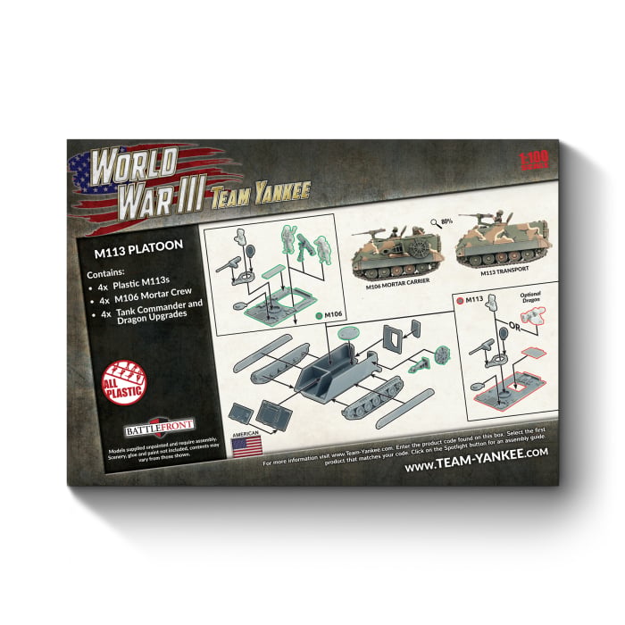M113 Platoon (WWIII x4 Tanks Plastic)