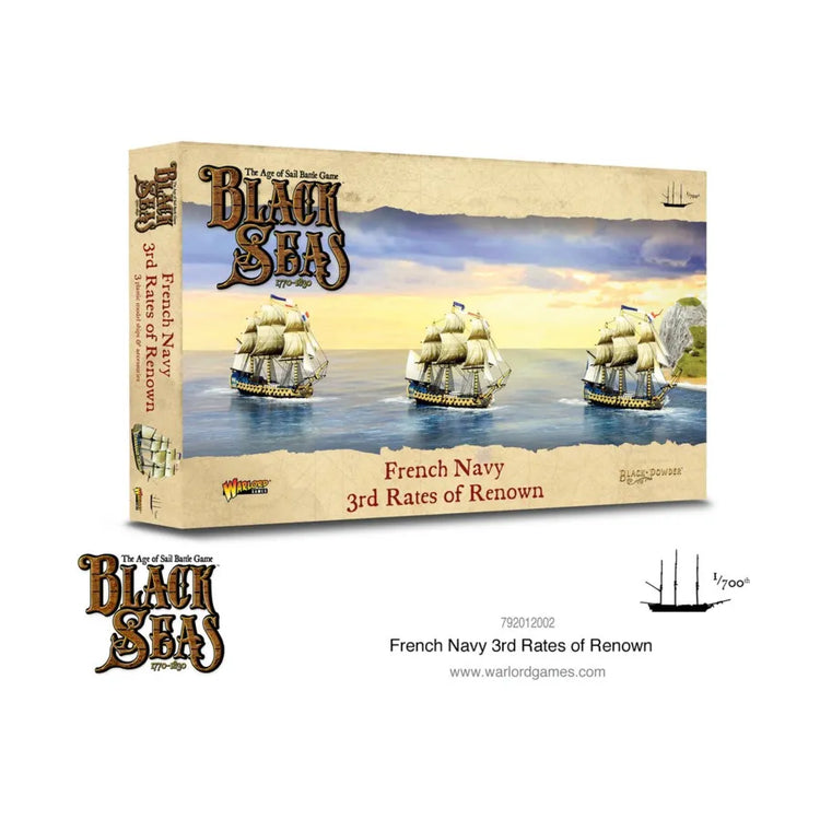 Black Seas - French Navy 3rd Rates of Renown - The Tabletop Strategist