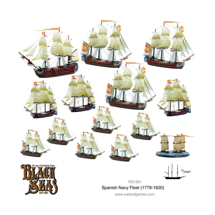 Black Seas - Spanish Navy Fleet - The Tabletop Strategist