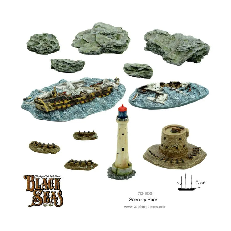 Black Seas - Scenery Pack - The Tabletop Strategist