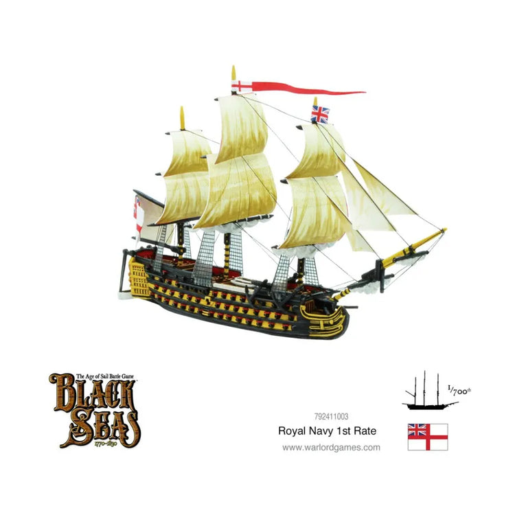Black Seas - Royal Navy 1st Rate - The Tabletop Strategist