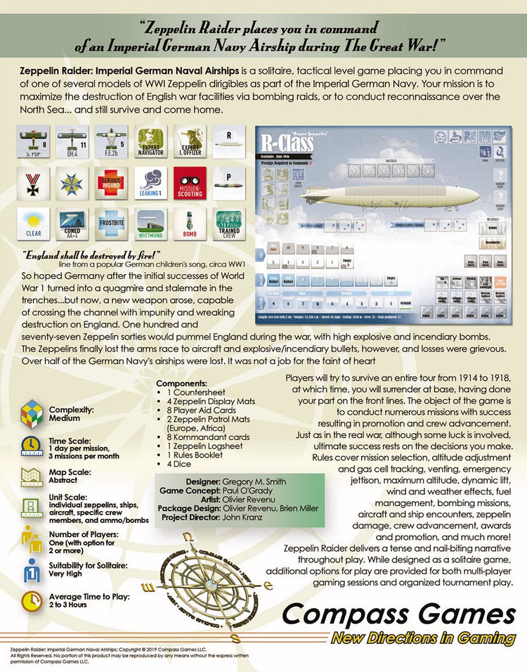 Zeppelin Raider: Imperial German Naval Airships – 2nd Edition