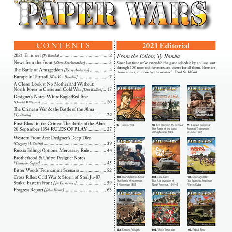 Paper Wars Issue 98: Magazine & Game (First Blood in the Crimea, Alma) - The Tabletop Strategist