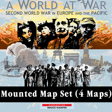 A World at War Mounted Maps