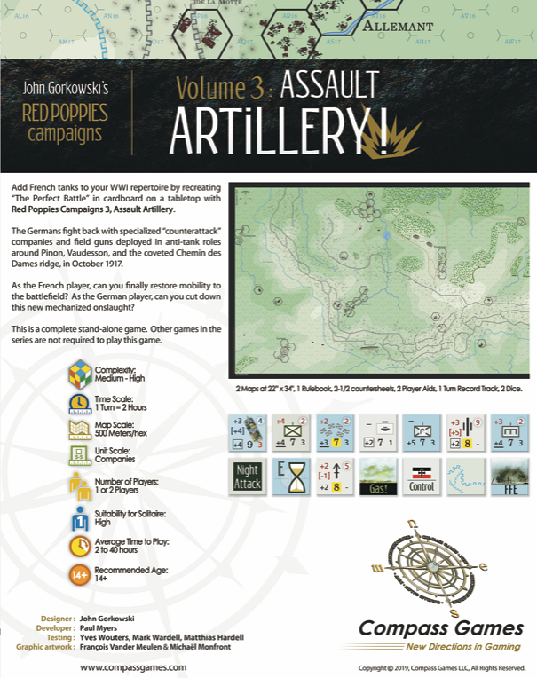 Red Poppies Campaigns: Volume 3 – Assault Artillery – La Malmaison - The Tabletop Strategist