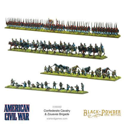 Epic Battles: American Civil War Confederate Cavalry & Zouaves Brigade