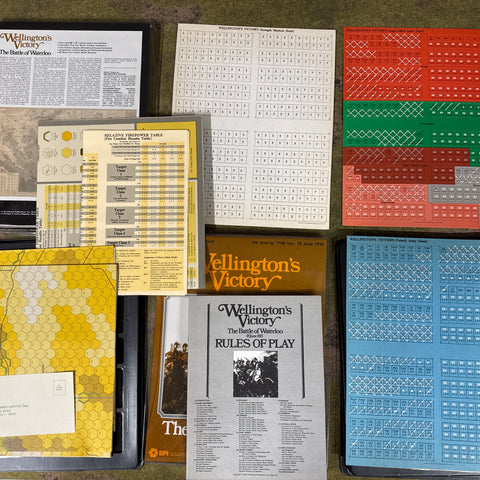 Wellington's Victory: Battle of Waterloo Game – June 18th, 1815 (1976)(Used, Unpunched)