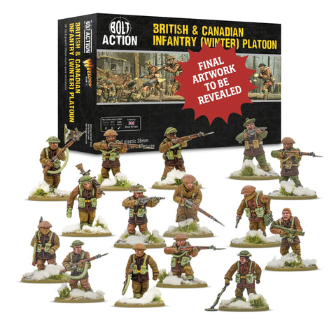 Bolt Action - British & Canadian Infantry (Winter) Platoon