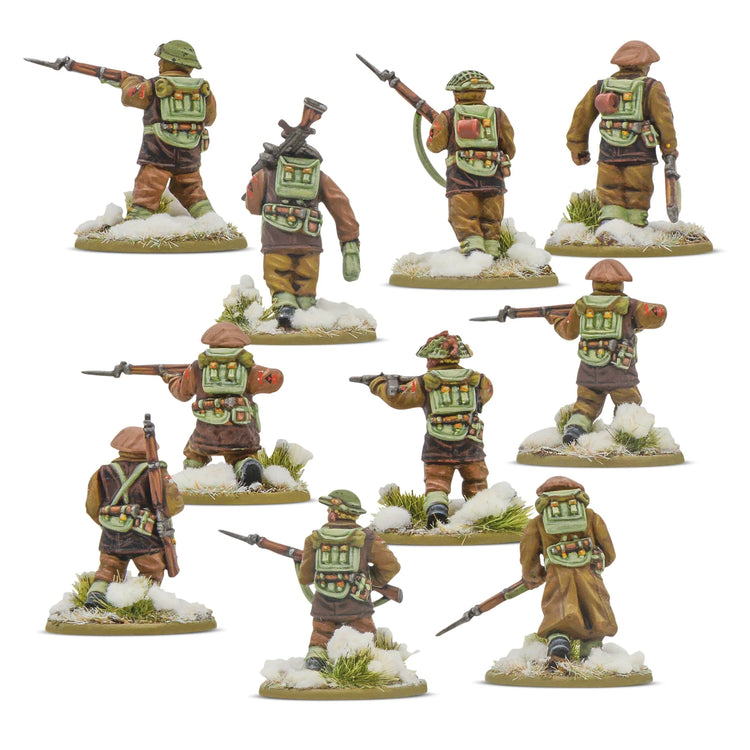 Bolt Action - 'Crossing the Rhine' - British & Canadian infantry (Winter) Starter Army