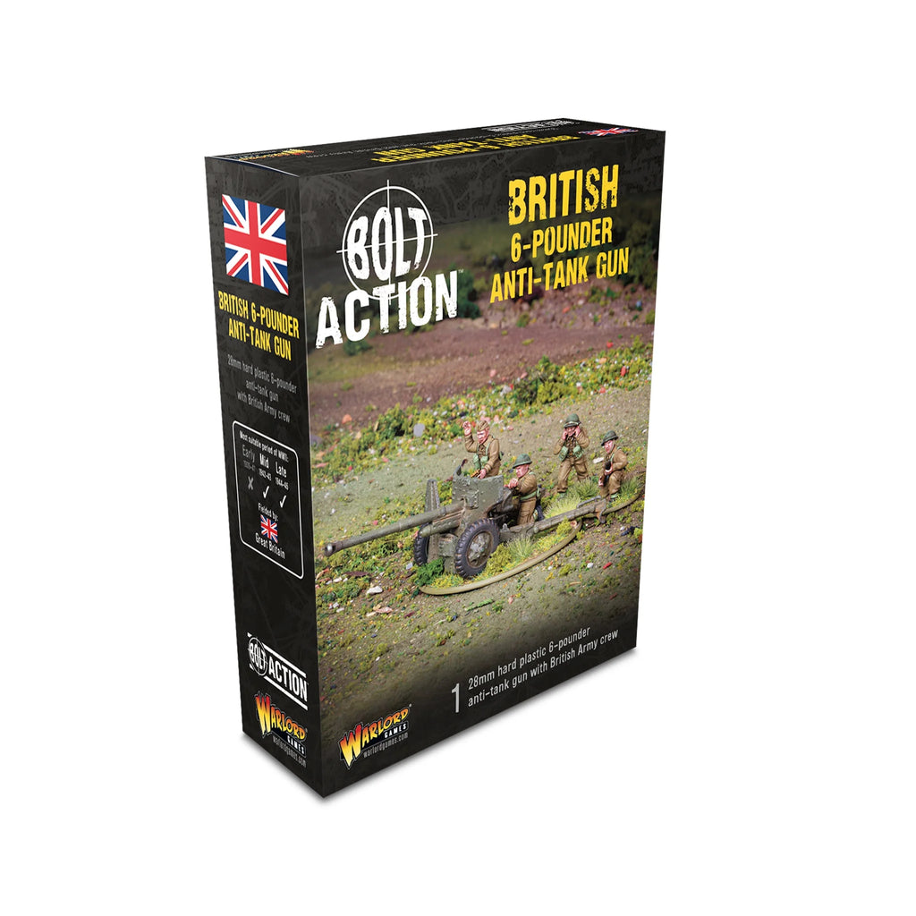Bolt Action - British 6-pounder Anti-Tank Gun (Plastic)
