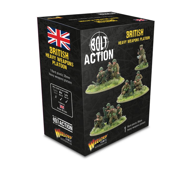 Bolt Action -  New British Heavy Weapons Platoon (Plastic)