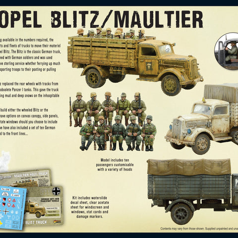 Opel Blitz/Maultier - The Tabletop Strategist